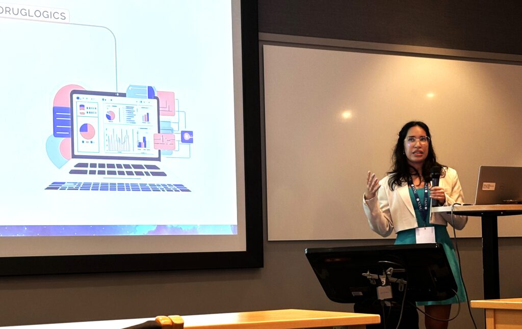 Viviam Bermúdez (NTNU) presented during one of the "Brave new responsible research" sessions.