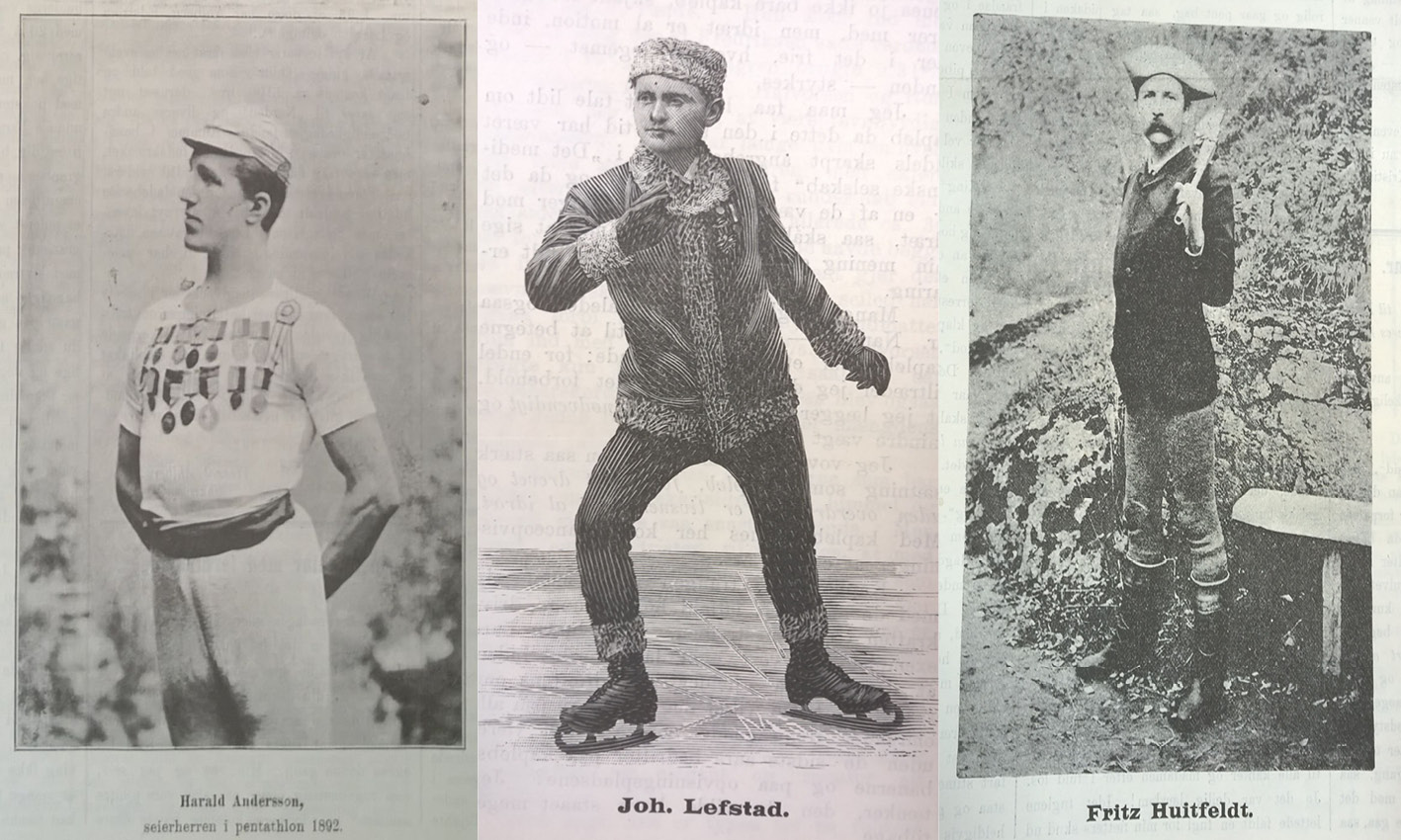 Harald Andersen, Johannes Lefstad, Fritz Huitfeldt