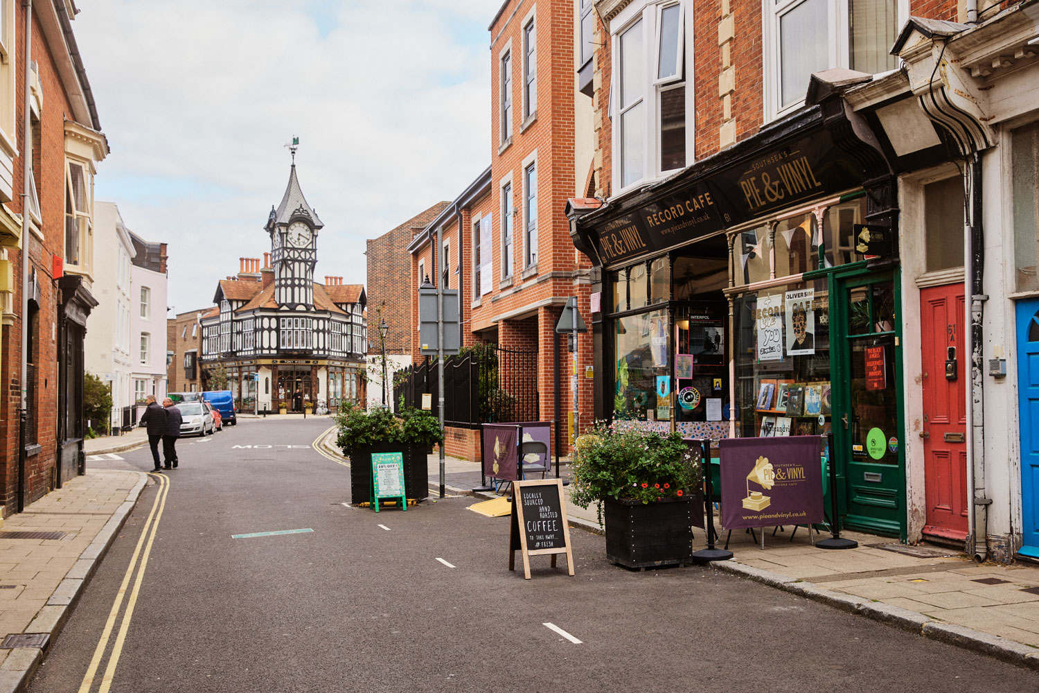 Bilde av en bargate i Portsmouth. Foto.