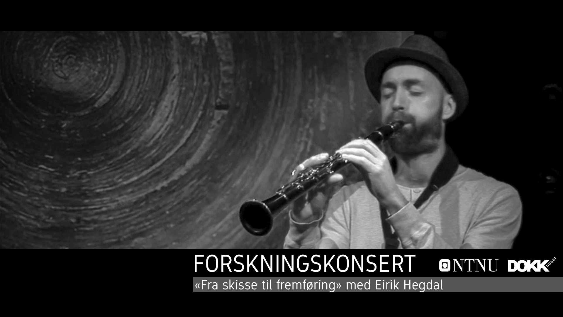 Eirik Hegdal sin forskningskonsert. Foto