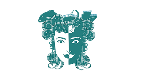 Logo Brohode Havbruk: Grønt tegnet fjes av en dame