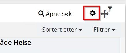 Tannhjulet på flis i dashbordet i Elements