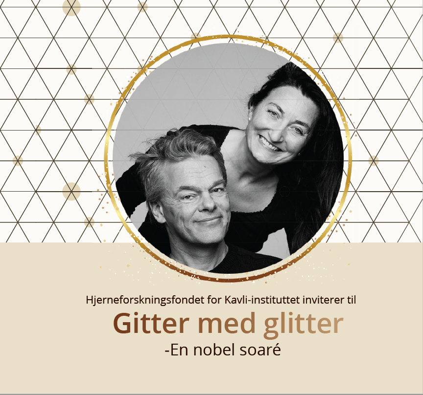 Invitasjon Gitter med Glitter. Bilde.