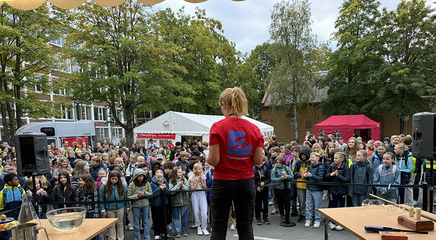 Åpning av Forskningstorget 2024 i Trondheim ved prosjektleder Marianne Sjøholtstrand