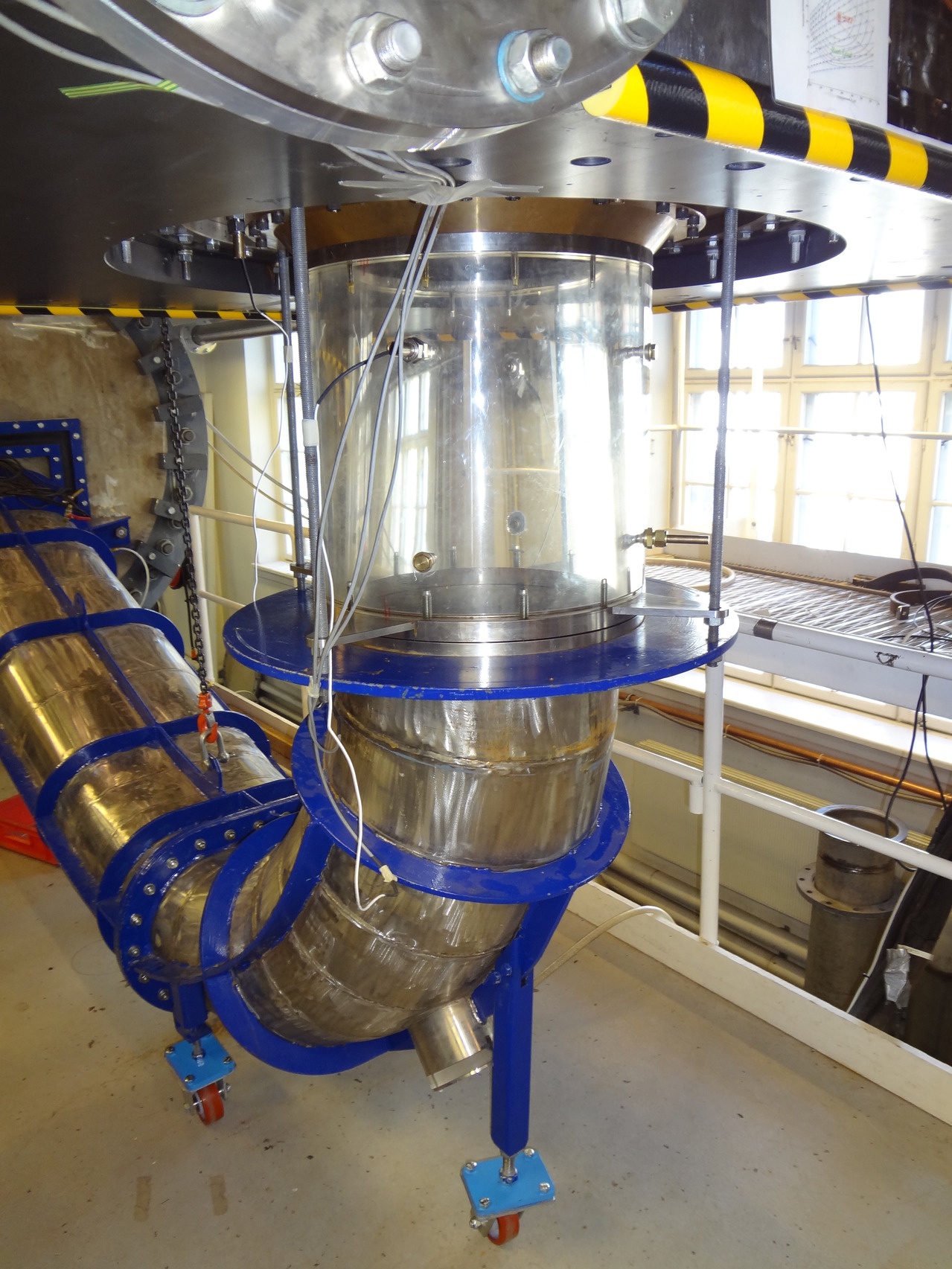 Francis Turbine test rig and draft tube
